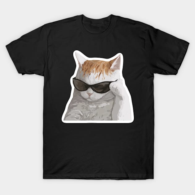 Cool cat T-Shirt by Pushi